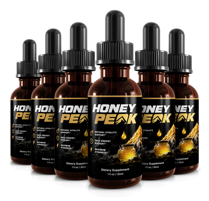 Six bottles of Honey Peak Drops